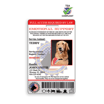 Emotional Support Animal ID | Service Animal Badge